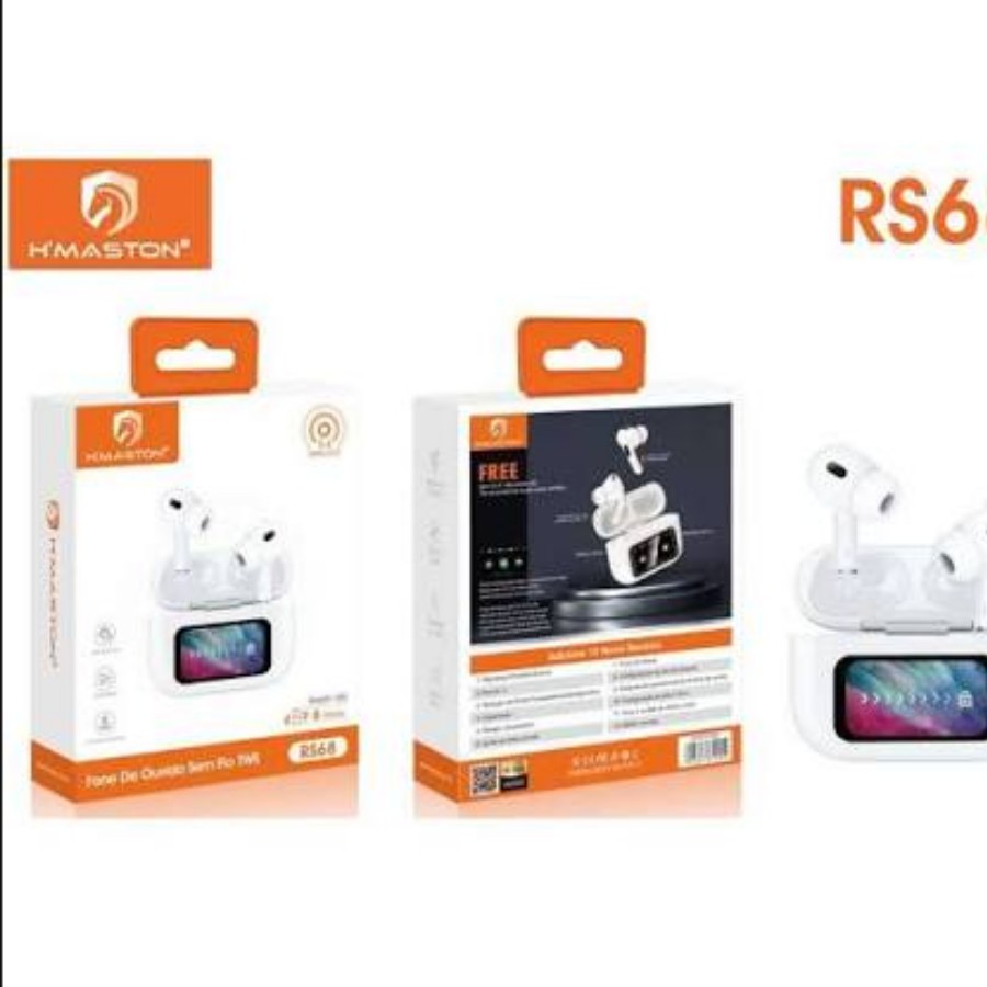 Fone de Ouvido Sem Fio TWS H’MASTON RS68